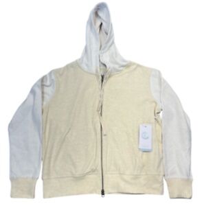 Johnny Was Calme Cozy Zip Up Hoodie Sweatshirt Athleisure Comfy Lounge Yellow M